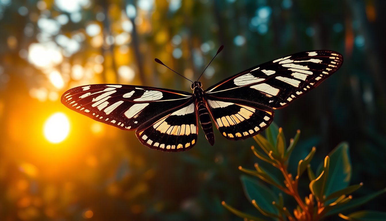 Zebra Longwing Butterfly