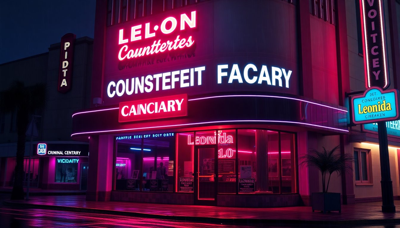 Leonida Counterfeit Cash Factory