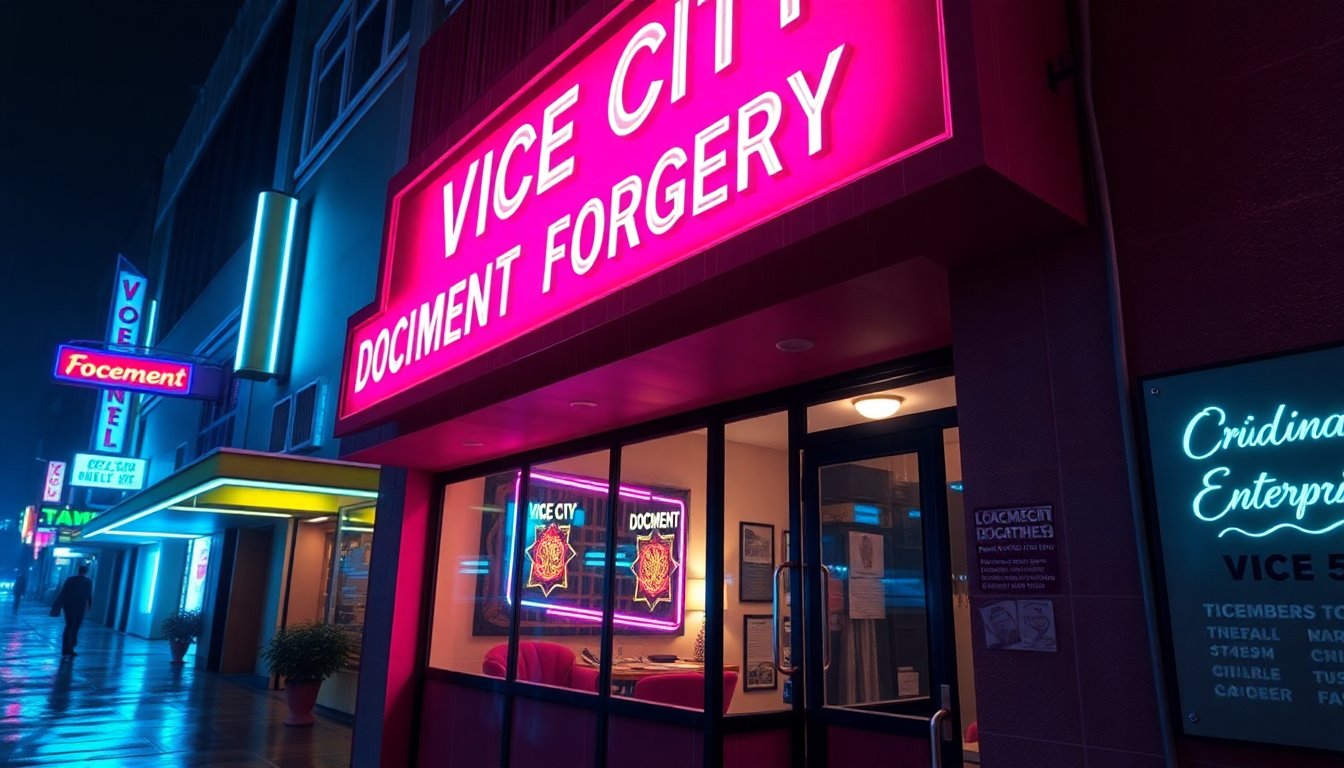 Vice City Document Forgery
