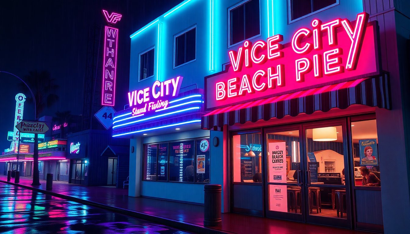 Vice City Beach Pier
