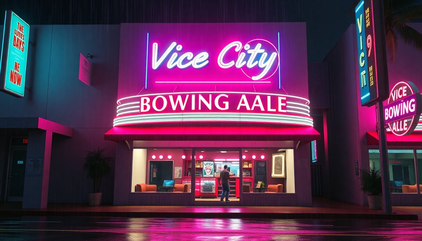 Vice City Bowling Alley