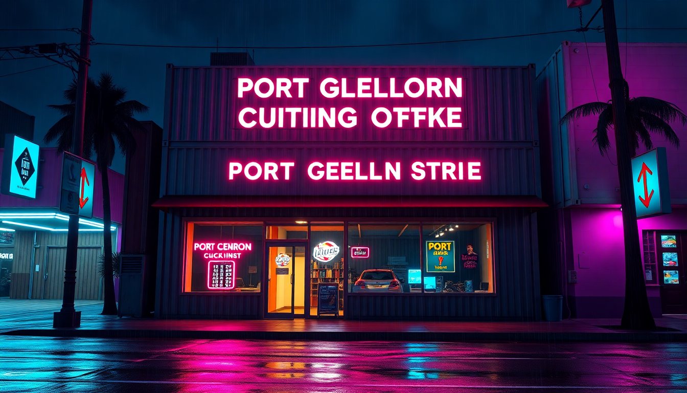 Port Gellhorn Shipping Container Office