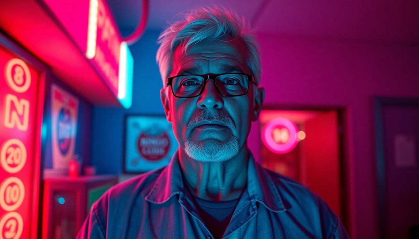 Retirement Bingo Hall Caller