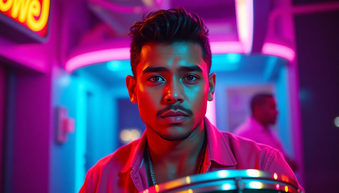 Ocean Drive Drum Performer