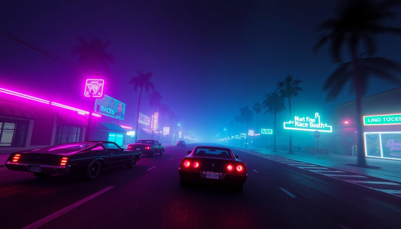 Street Races: Vice Beach Circuit