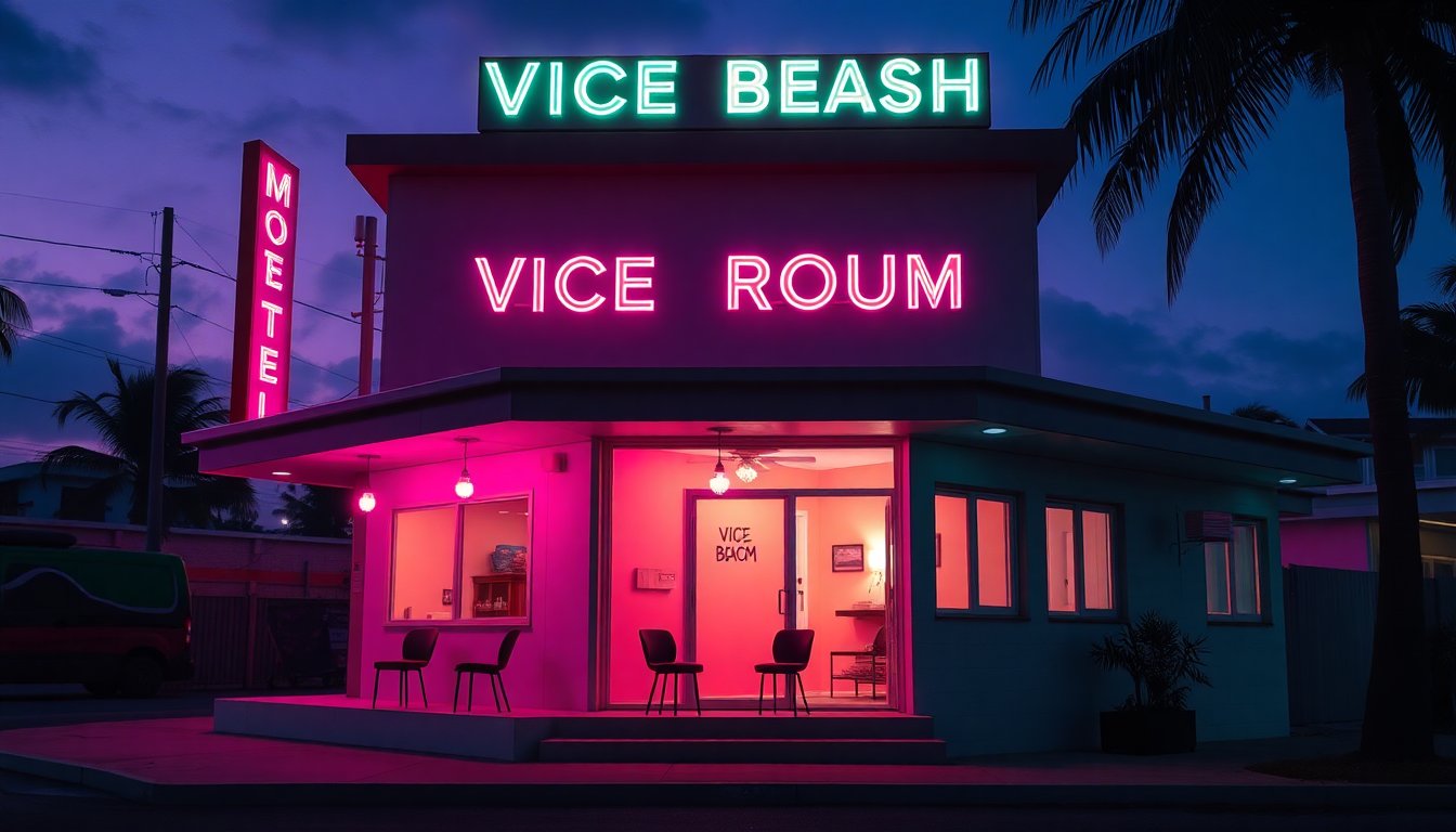 Vice Beach Motel Room